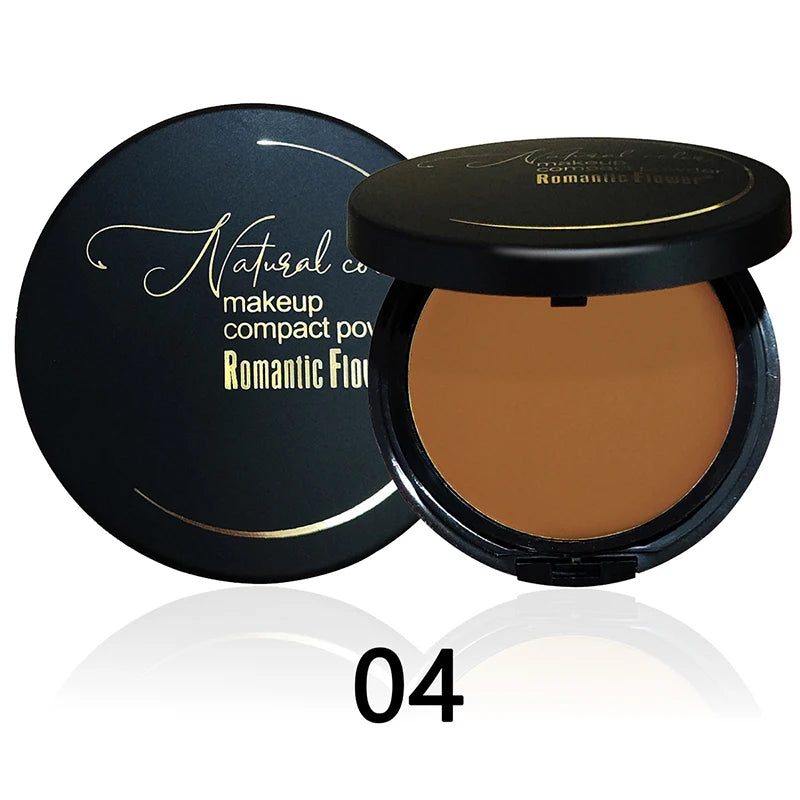 3-color Dark Powder Bronze Powder Dark Skin Foundation Oil Control Concealer Brighten The Face Create Three-dimensional Makeup