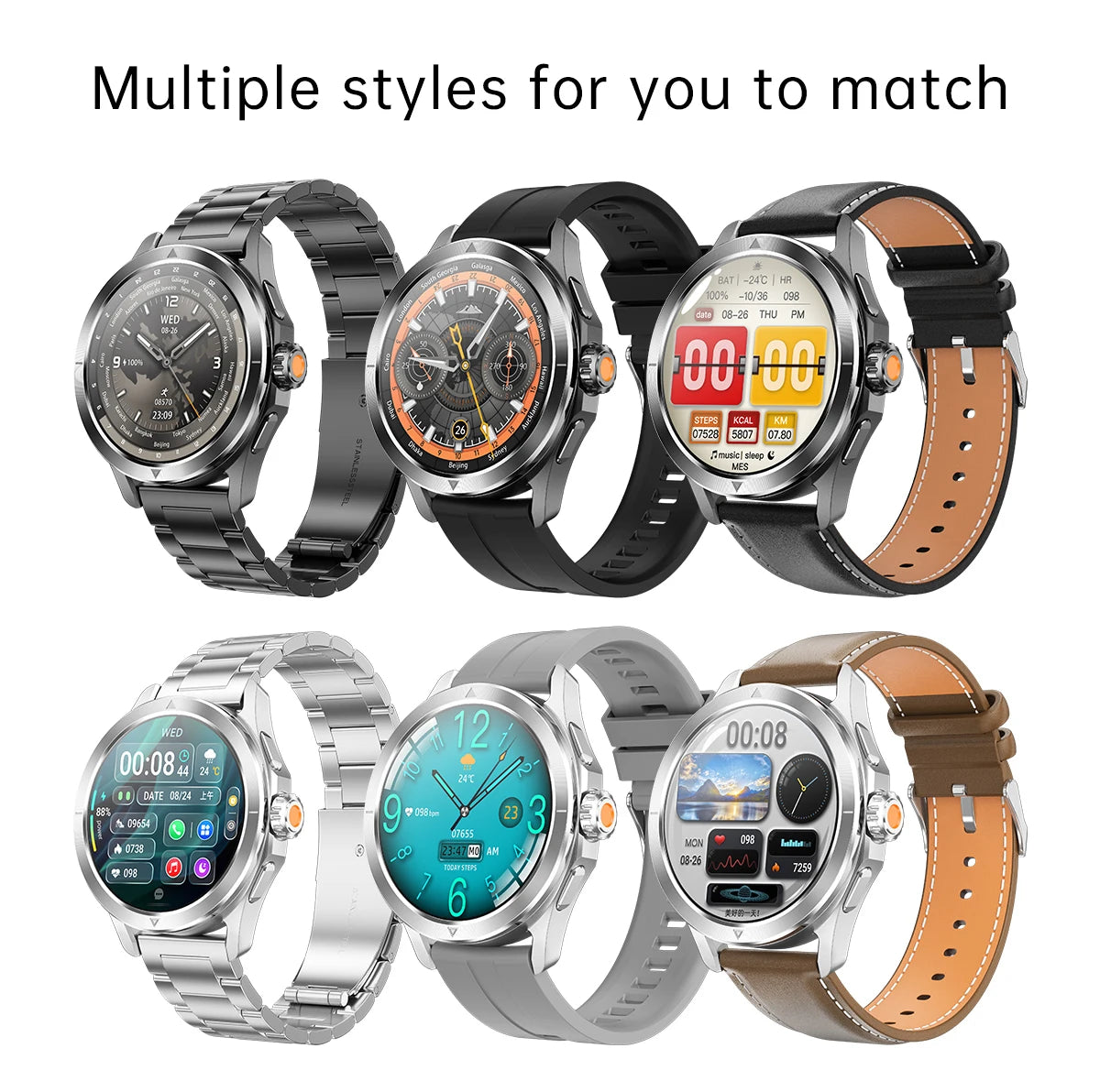 New For Xiaomi S4 Ultra Smart Watch Men AMOLED Outdoor Sports NFC GPS Compass Heart rate Waterproof Bluetooth Call Smartwatches