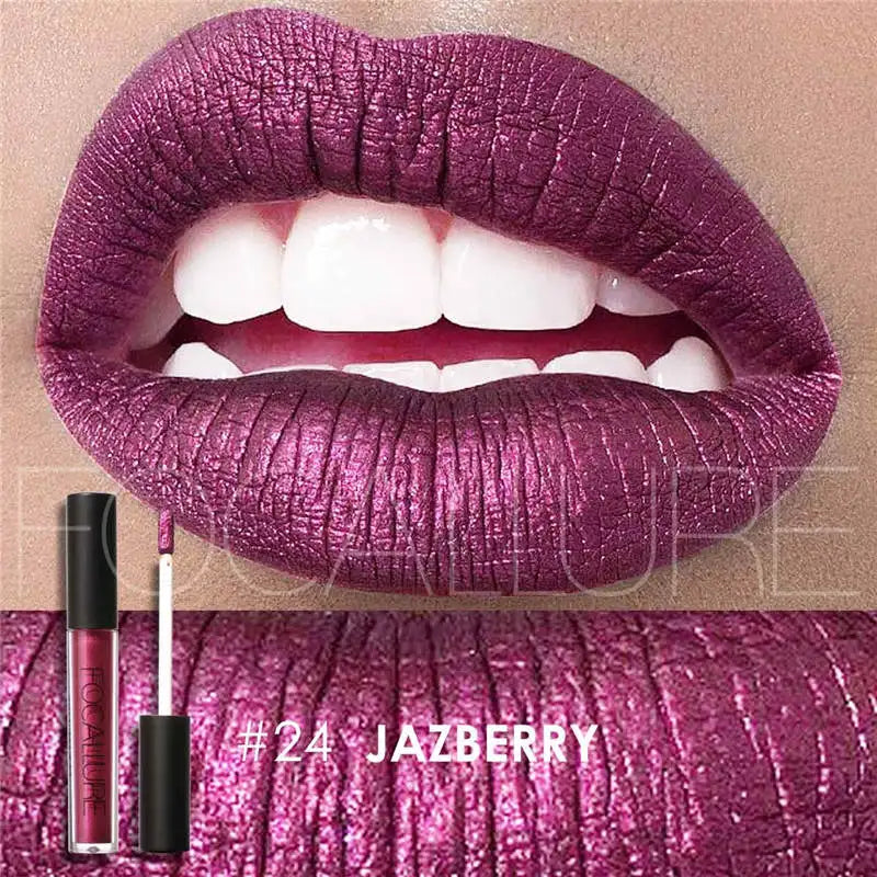 FOCALLURE 35 Colors Matte Liquid Lipstick Waterproof Long-lasting Lightweight Lip Gloss Lips Glaze Lips Tint Makeup Cosmetics