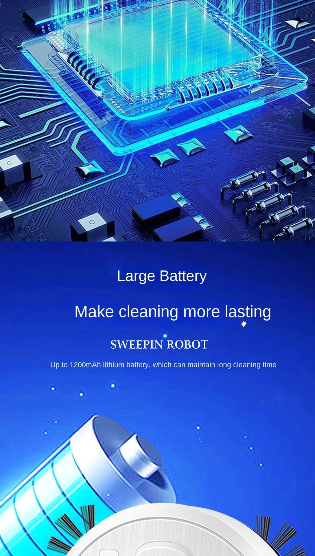 Xiaomi Mijia Smart Sweeping Floor Robot 9800pa Ultra-quiet Vacuum Cleaner Carpet Wireless Mopping Machine For Home Office Use