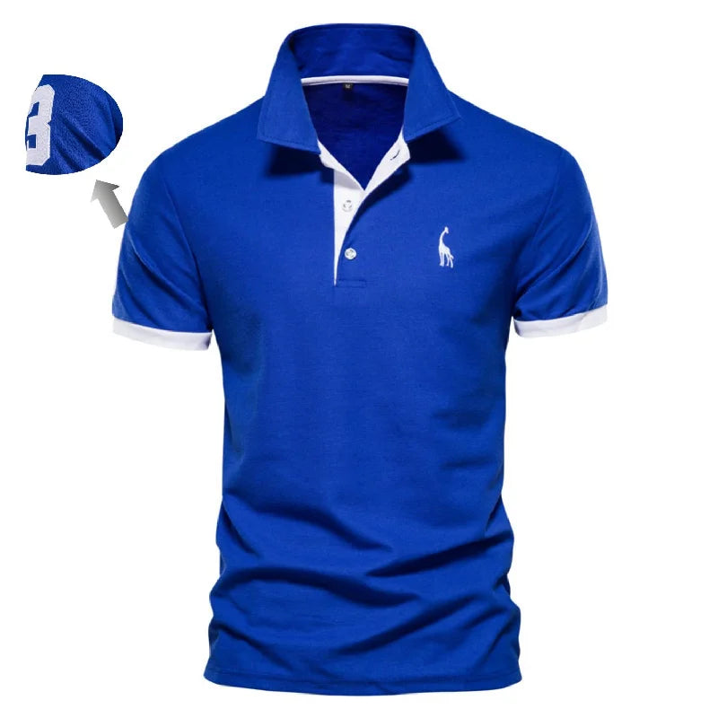 AIOPESON Embroidery 35% Cotton Polo Shirts for Men Casual Solid Color Slim Fit Mens Polos New Summer Fashion Brand Men Clothing