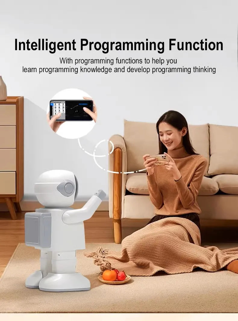 Children Robot Program Dance Robert Phone APP Bluetooth Remote Control Electron Multi Action Dancing Music Kids Robots