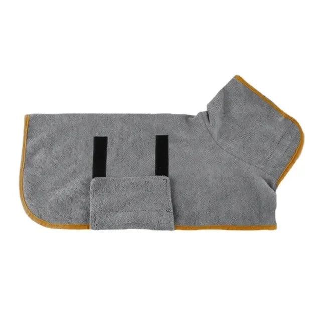 Dog Bathrobe Microfiber Quick Drying Bathrobe Bath Towels for Small Medium Large Dogs Cats Pet Clohtes Coat Dog Accessories Dog