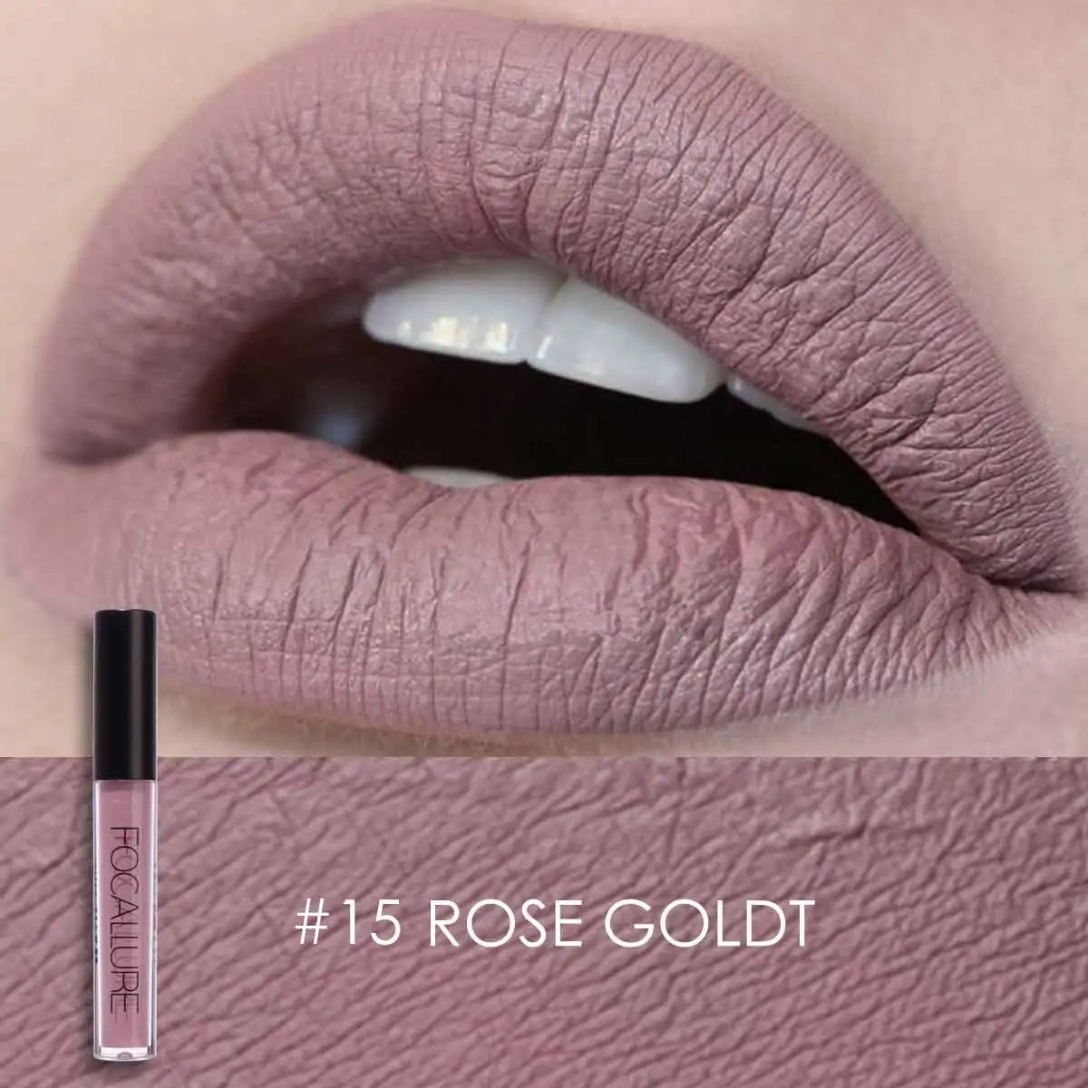 FOCALLURE 35 Colors Matte Liquid Lipstick Waterproof Long-lasting Lightweight Lip Gloss Lips Glaze Lips Tint Makeup Cosmetics