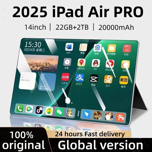 New Global Version Tablet Android iPad Air Pro 14 Inch HD Snapdragon 870 Tablet PC 5G Dual SIM Card or Wifi Google Play Tablets