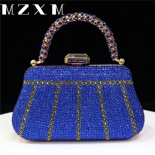 legant Grace Exquisite Bag With Rhinestones Fashion Handbags Hot Selling Party Bag Rhinestone Decoration Banquet Bag