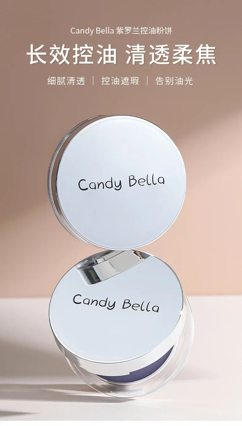 Candy Bella Violet Setting Powder Skin-friendly Skin Natural Face Long Lasting Oil-controlling Contouring Powder Cosmetics