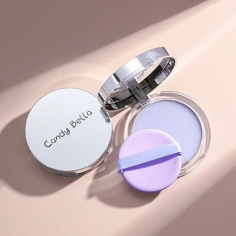 Candy Bella Violet Setting Powder Skin-friendly Skin Natural Face Long Lasting Oil-controlling Contouring Powder Cosmetics