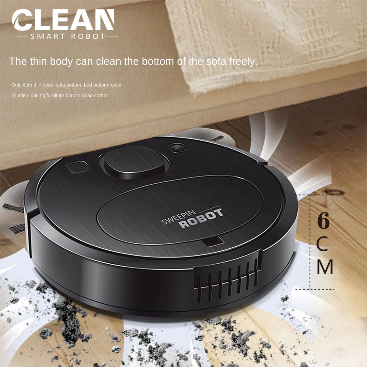 Xiaomi Mijia Smart Sweeping Floor Robot 9800pa Ultra-quiet Vacuum Cleaner Carpet Wireless Mopping Machine For Home Office Use