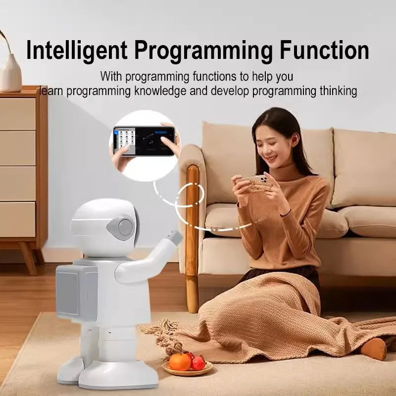 Children Robot Program Dance Robert Phone APP Bluetooth Remote Control Electron Multi Action Dancing Music Kids Robots