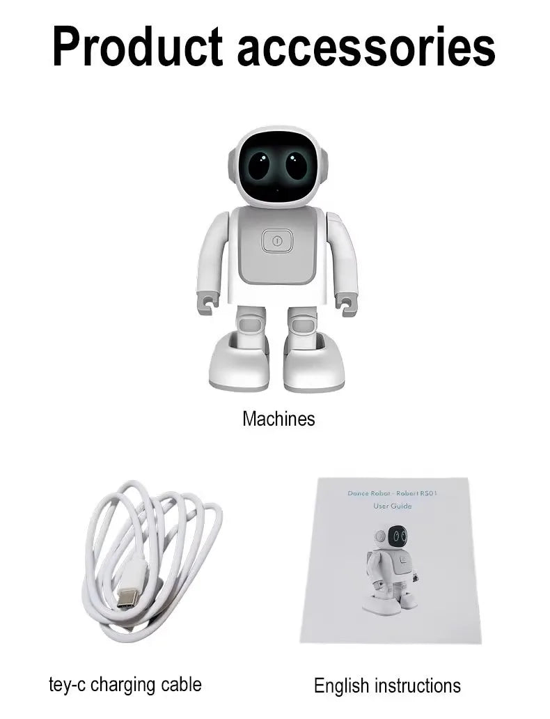 Children Robot Program Dance Robert Phone APP Bluetooth Remote Control Electron Multi Action Dancing Music Kids Robots