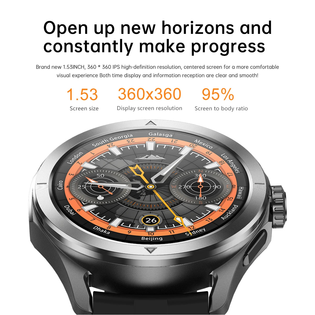 New For Xiaomi S4 Ultra Smart Watch Men AMOLED Outdoor Sports NFC GPS Compass Heart rate Waterproof Bluetooth Call Smartwatches