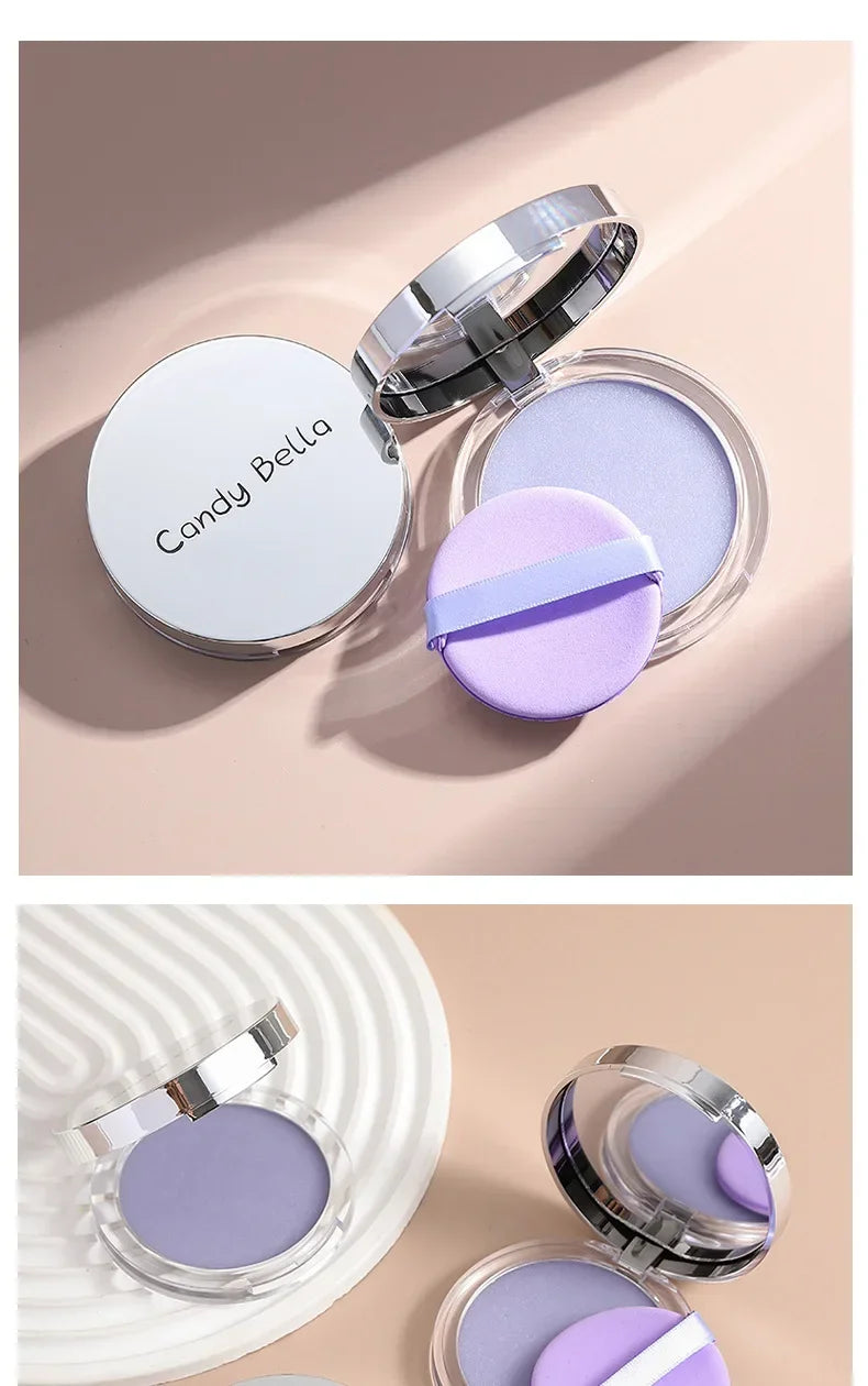 Candy Bella Violet Setting Powder Skin-friendly Skin Natural Face Long Lasting Oil-controlling Contouring Powder Cosmetics