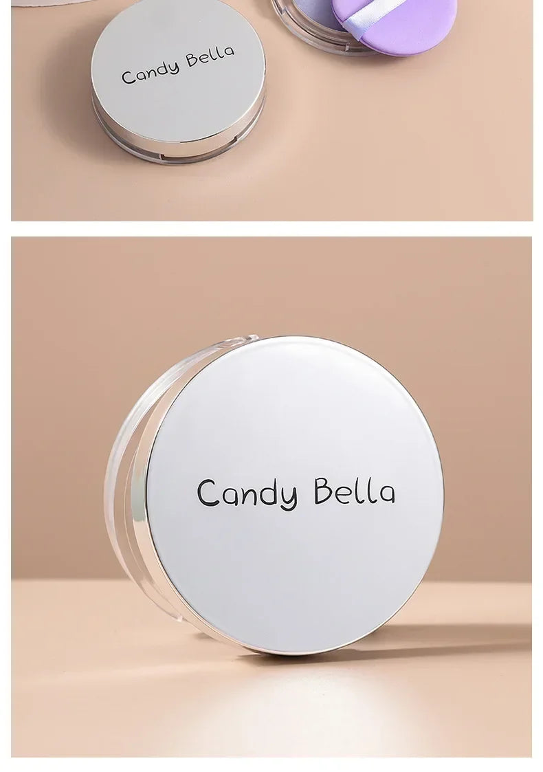 Candy Bella Violet Setting Powder Skin-friendly Skin Natural Face Long Lasting Oil-controlling Contouring Powder Cosmetics