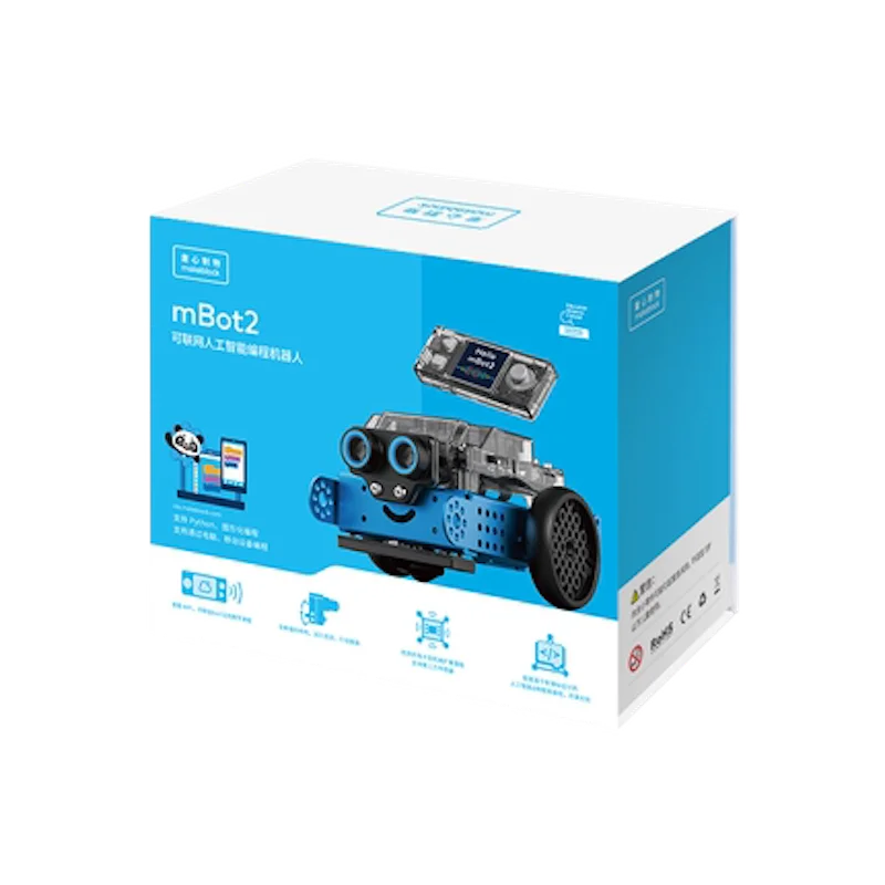 Makeblock mBot Neo mBot2 Coding Robotics Kit for Beginner Support Scratch and Python Programming Remote Control Toy Car