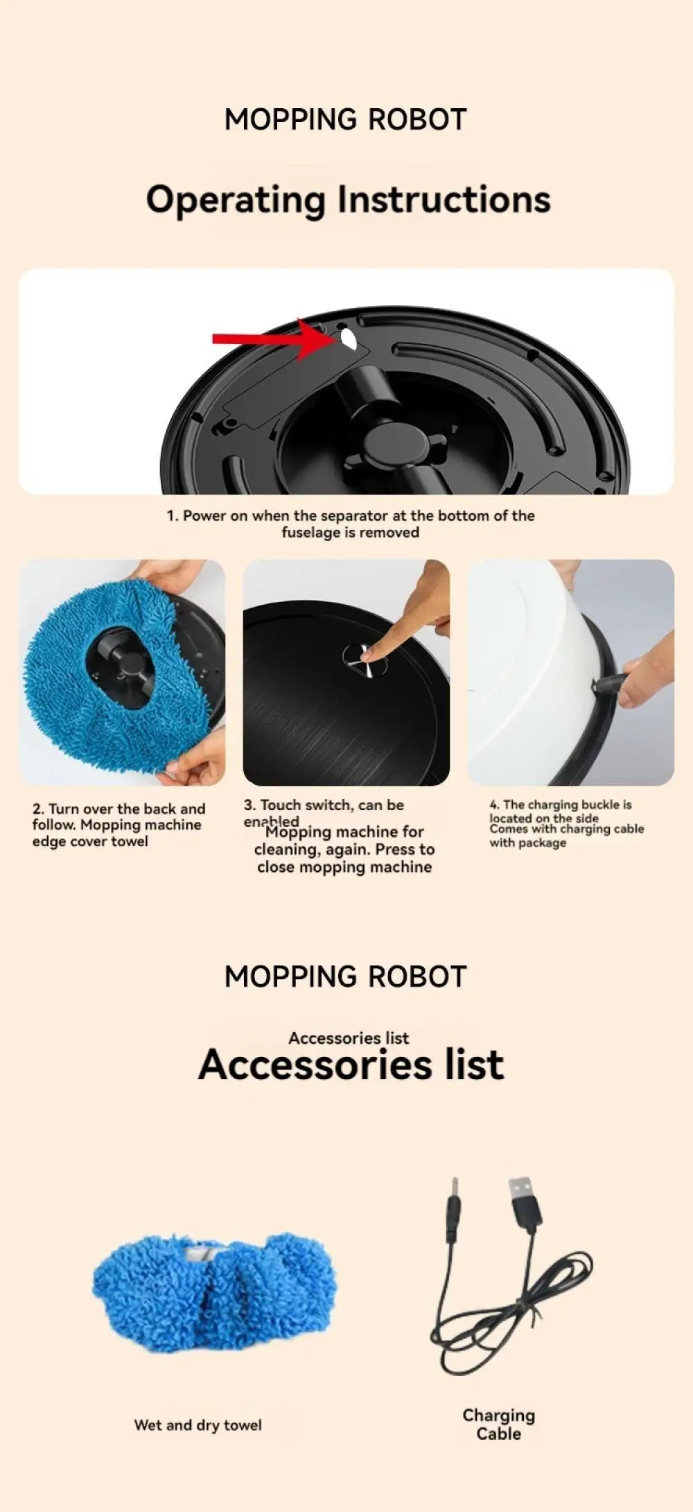 Floor Mopping Robots Silent Floor Scrubber Cleaning Experts Wet and Dry Smart Home Floor Sweeping Automatic Electric Clean Robot