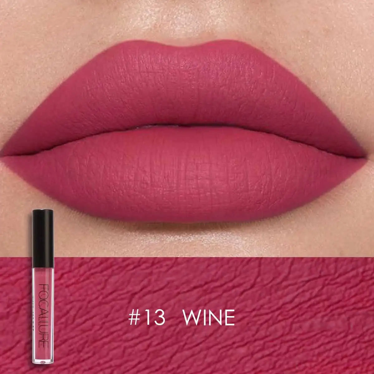 FOCALLURE 35 Colors Matte Liquid Lipstick Waterproof Long-lasting Lightweight Lip Gloss Lips Glaze Lips Tint Makeup Cosmetics