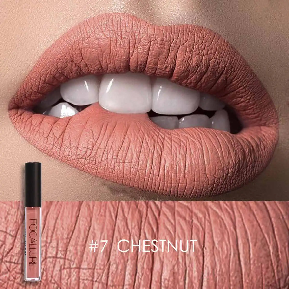 FOCALLURE 35 Colors Matte Liquid Lipstick Waterproof Long-lasting Lightweight Lip Gloss Lips Glaze Lips Tint Makeup Cosmetics