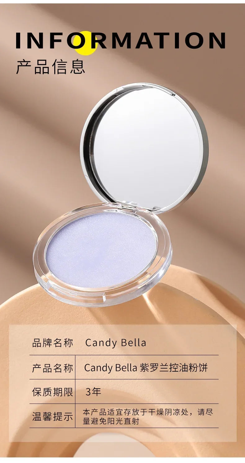 Candy Bella Violet Setting Powder Skin-friendly Skin Natural Face Long Lasting Oil-controlling Contouring Powder Cosmetics