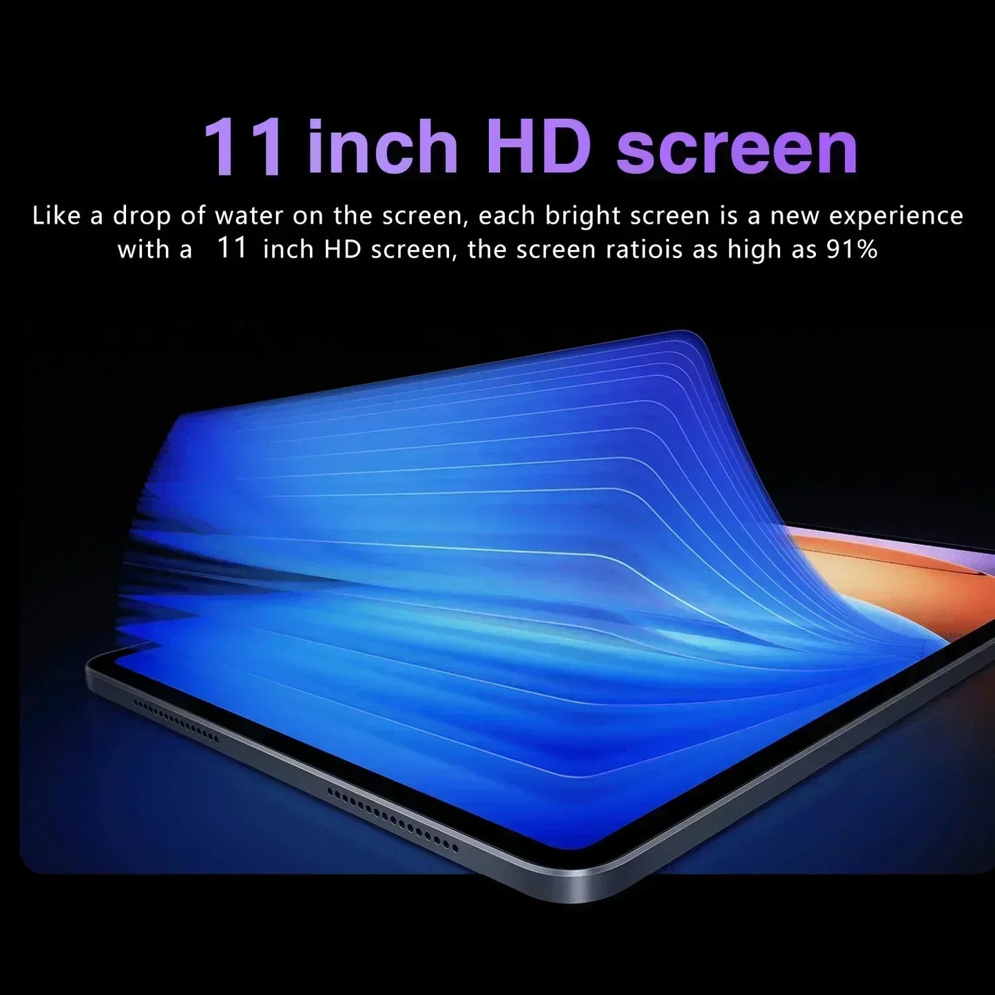 2025 Pad 7S Pro Global Mi 11 inch tablet Android 14 16GB 1TB Snapdragon 8 Gen2 4K HD 5G WIFI Bluetooth WPS 20000mAh tablets Tab