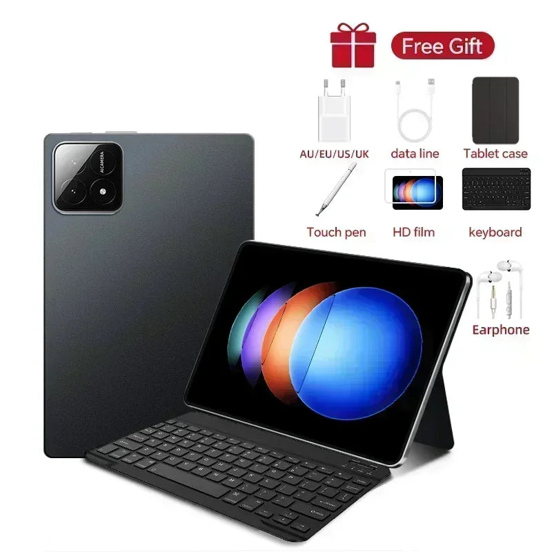 2025 Pad 7S Pro Global Mi 11 inch tablet Android 14 16GB 1TB Snapdragon 8 Gen2 4K HD 5G WIFI Bluetooth WPS 20000mAh tablets Tab