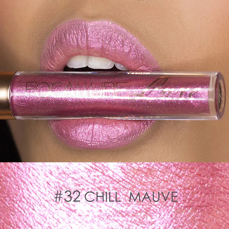 FOCALLURE 35 Colors Matte Liquid Lipstick Waterproof Long-lasting Lightweight Lip Gloss Lips Glaze Lips Tint Makeup Cosmetics