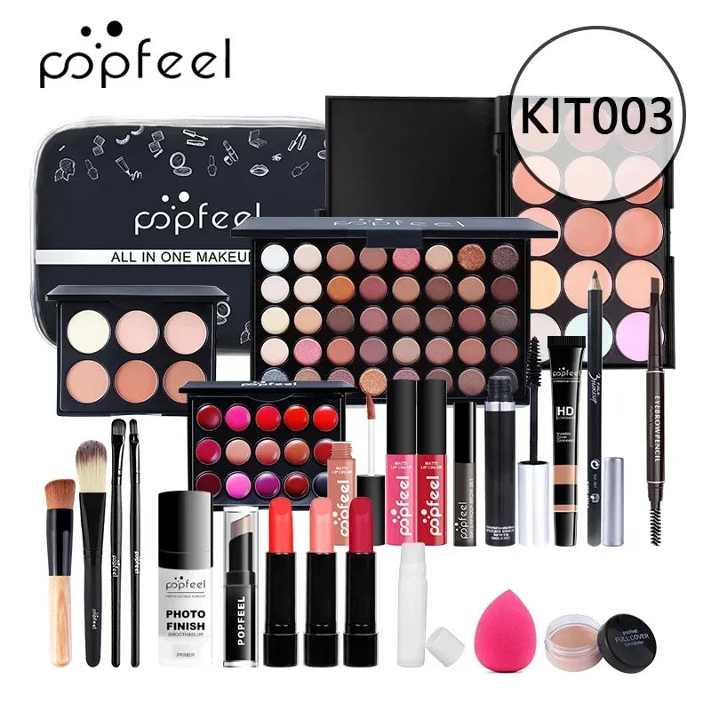 Makeup Set Box Full Kit Glitter Eyeshadow Powder Blush Foundation Professional Multifunctional Cosmetic Makeup Gift for Women