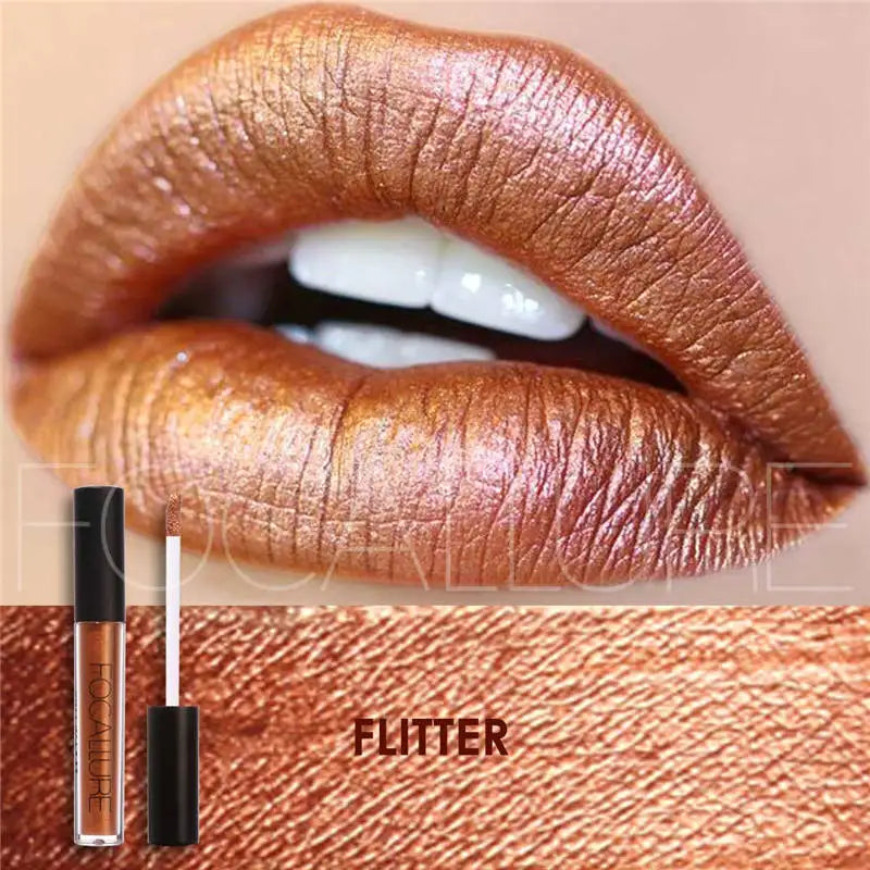 FOCALLURE 35 Colors Matte Liquid Lipstick Waterproof Long-lasting Lightweight Lip Gloss Lips Glaze Lips Tint Makeup Cosmetics