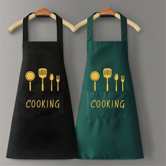 Kitchen Household Cooking Apron Men Women Oil-Proof Waterproof Adult Waist Fashion Coffee Overalls Apron Kitchen Accessories