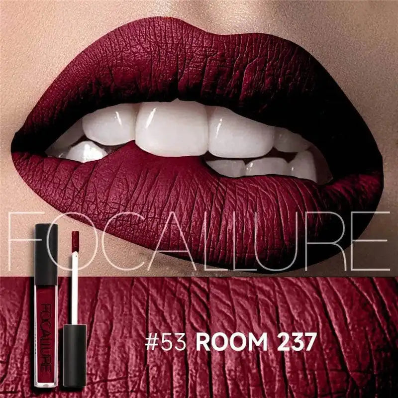 FOCALLURE 35 Colors Matte Liquid Lipstick Waterproof Long-lasting Lightweight Lip Gloss Lips Glaze Lips Tint Makeup Cosmetics